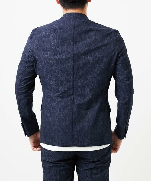 MICHEL KLEIN HOMME / ミッシェルクランオム テーラードジャケット | 【BODY MAKE】【セットアップ】メッシュプリントテーラードジャケット | 詳細4