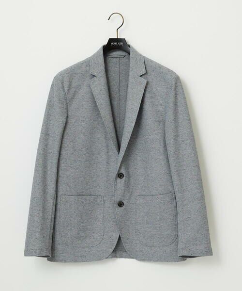 MICHEL KLEIN HOMME / ミッシェルクランオム テーラードジャケット | ジャージカットジャケット（グレー）
