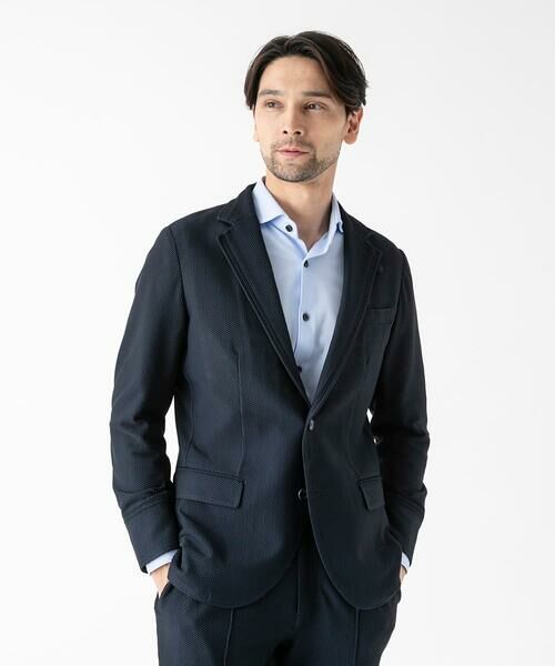 MICHEL KLEIN HOMME / ミッシェルクランオム テーラードジャケット | 【セットアップ】ストレッチコンバーチブルジャケット | 詳細1