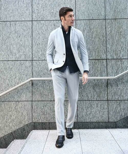 MICHEL KLEIN HOMME / ミッシェルクランオム テーラードジャケット | 【セットアップ】ストレッチコンバーチブルジャケット | 詳細20