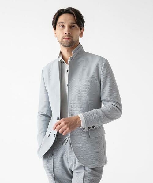 MICHEL KLEIN HOMME / ミッシェルクランオム テーラードジャケット | 【セットアップ】ストレッチコンバーチブルジャケット | 詳細5