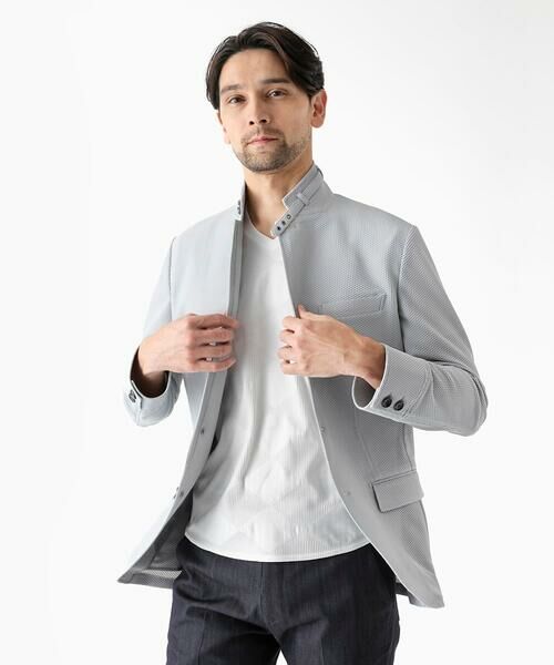 MICHEL KLEIN HOMME / ミッシェルクランオム テーラードジャケット | 【セットアップ】ストレッチコンバーチブルジャケット | 詳細8