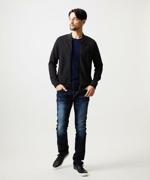 MICHEL KLEIN HOMME / ミッシェルクランオム その他アウター | 《日本製》見附ニットMA1ブルゾン | 詳細2