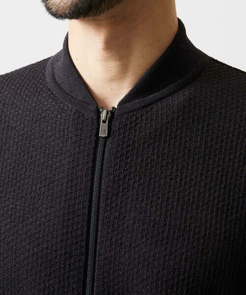 MICHEL KLEIN HOMME / ミッシェルクランオム その他アウター | 《日本製》見附ニットMA1ブルゾン | 詳細6