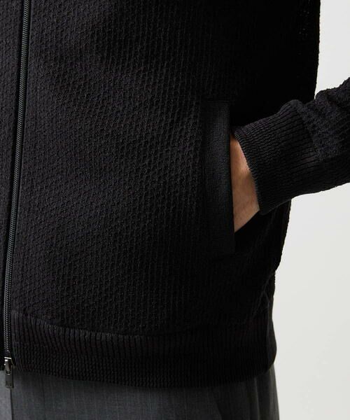 MICHEL KLEIN HOMME / ミッシェルクランオム その他アウター | 《日本製》見附ニットMA1ブルゾン | 詳細8