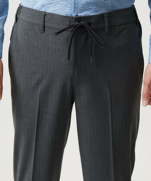 MICHEL KLEIN HOMME / ミッシェルクランオム チノ・ワークパンツ | ストライプ2WAY9分丈スラックスパンツ | 詳細11