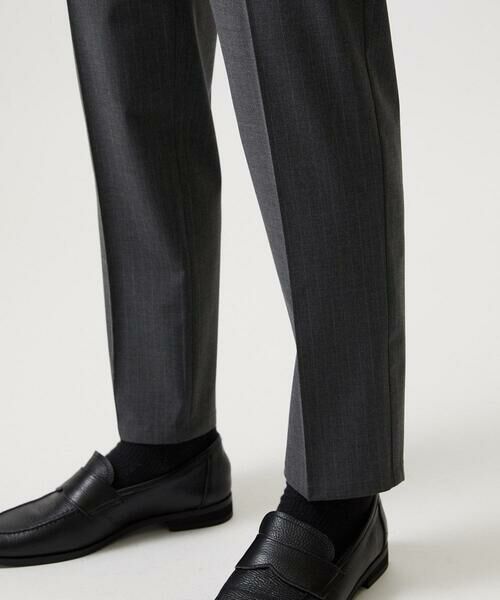 MICHEL KLEIN HOMME / ミッシェルクランオム チノ・ワークパンツ | ストライプ2WAY9分丈スラックスパンツ | 詳細13