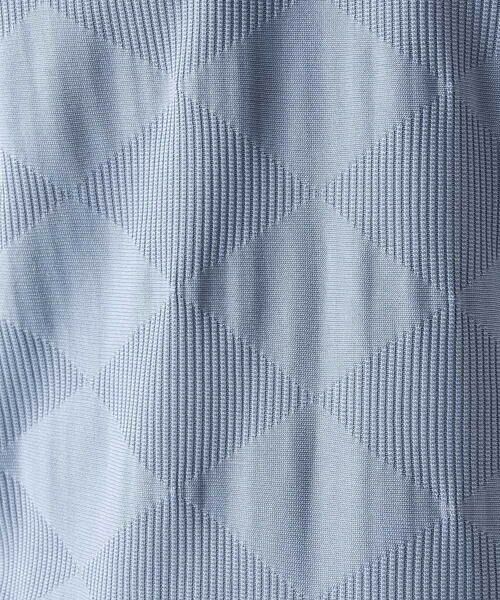 MICHEL KLEIN HOMME / ミッシェルクランオム カットソー | アーガイル柄Vネック半袖カットソー | 詳細2