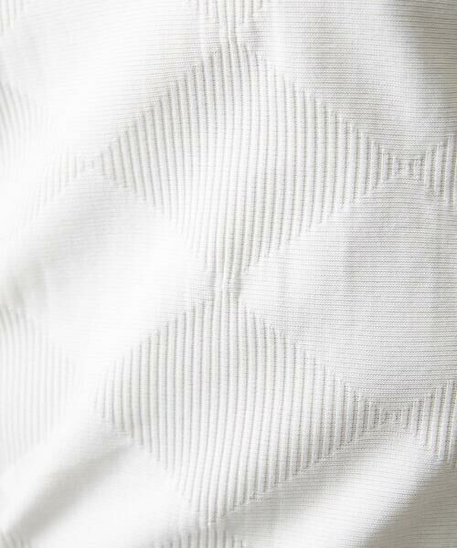 MICHEL KLEIN HOMME / ミッシェルクランオム カットソー | アーガイル柄Vネック半袖カットソー | 詳細9