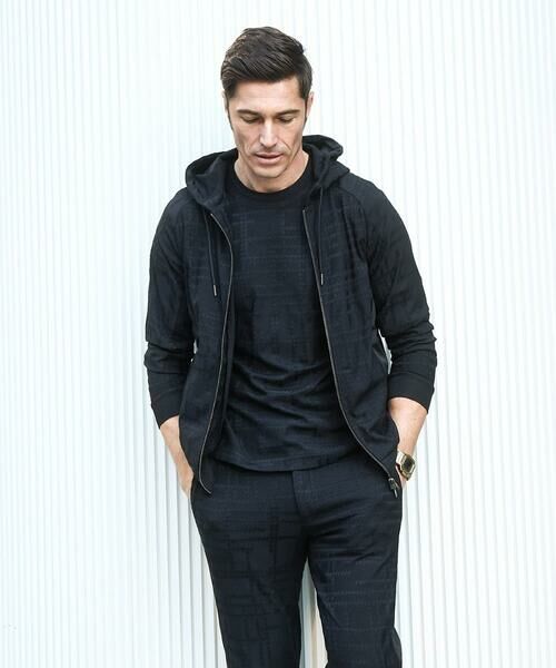 MICHEL KLEIN HOMME / ミッシェルクランオム パーカー | 【セットアップ】ジャカードジップアップパーカー | 詳細16