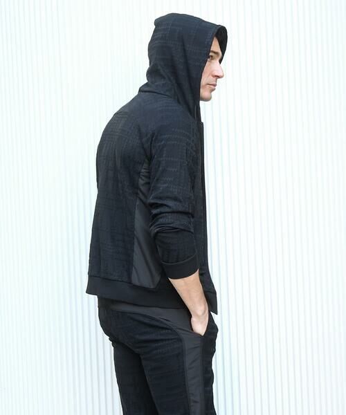 MICHEL KLEIN HOMME / ミッシェルクランオム パーカー | 【セットアップ】ジャカードジップアップパーカー | 詳細17