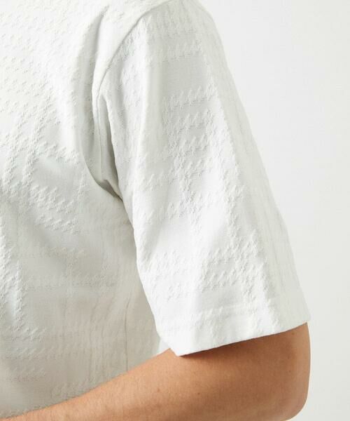 MICHEL KLEIN HOMME / ミッシェルクランオム カットソー | 【セットアップ】ジャカードクルーネック半袖カットソー | 詳細7