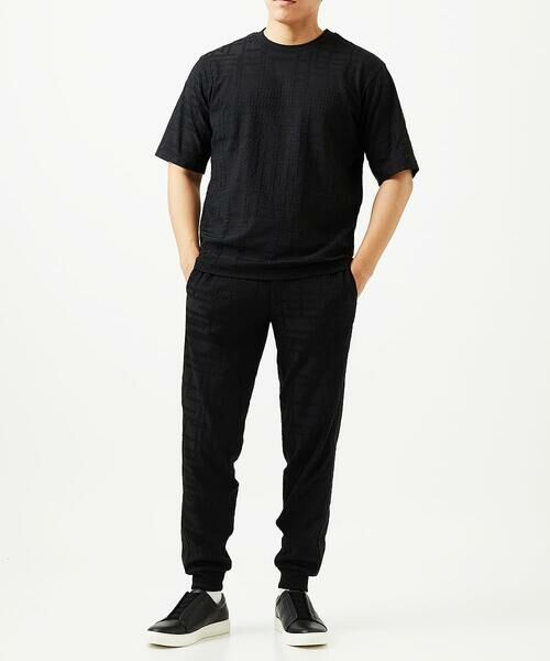 MICHEL KLEIN HOMME / ミッシェルクランオム カットソー | 【セットアップ】ジャカードクルーネック半袖カットソー | 詳細11