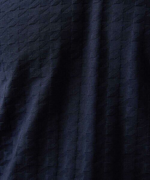 MICHEL KLEIN HOMME / ミッシェルクランオム カットソー | 《日本製》千鳥リンクスVネック半袖カットソー | 詳細1