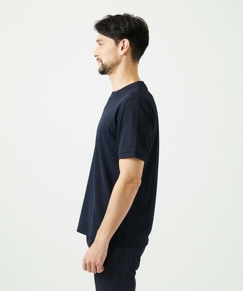 MICHEL KLEIN HOMME / ミッシェルクランオム カットソー | 《日本製》キーネック半袖カットソー | 詳細2