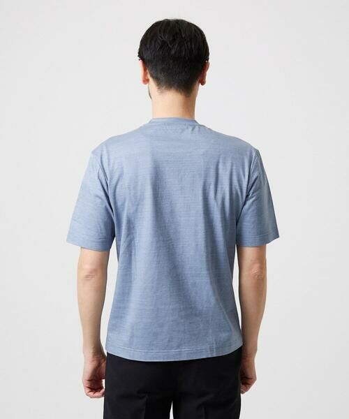 MICHEL KLEIN HOMME / ミッシェルクランオム カットソー | 切り替えクルーネック半袖カットソー | 詳細3