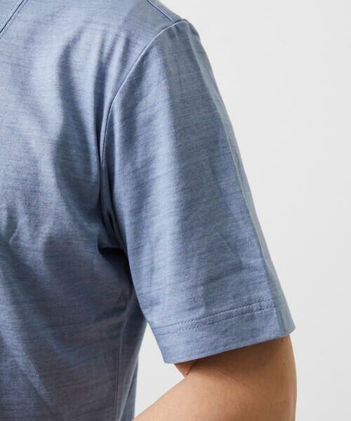 MICHEL KLEIN HOMME / ミッシェルクランオム カットソー | 切り替えクルーネック半袖カットソー | 詳細5