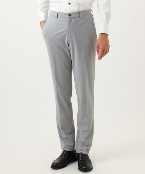 MICHEL KLEIN HOMME / ミッシェルクランオム チノ・ワークパンツ | 【セットアップ】コットンライクストレッチスラックスパンツ | 詳細1