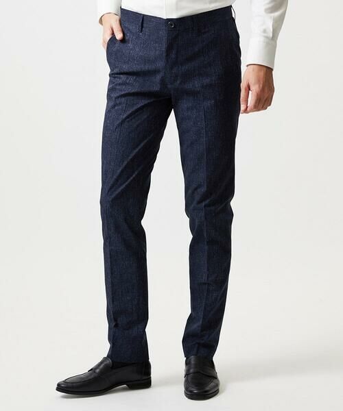 MICHEL KLEIN HOMME / ミッシェルクランオム チノ・ワークパンツ | 【セットアップ】メッシュプリントスラックスパンツ | 詳細1