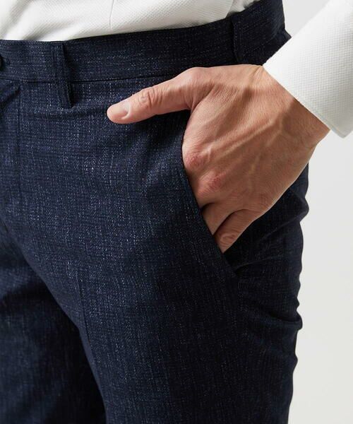 MICHEL KLEIN HOMME / ミッシェルクランオム チノ・ワークパンツ | 【セットアップ】メッシュプリントスラックスパンツ | 詳細8