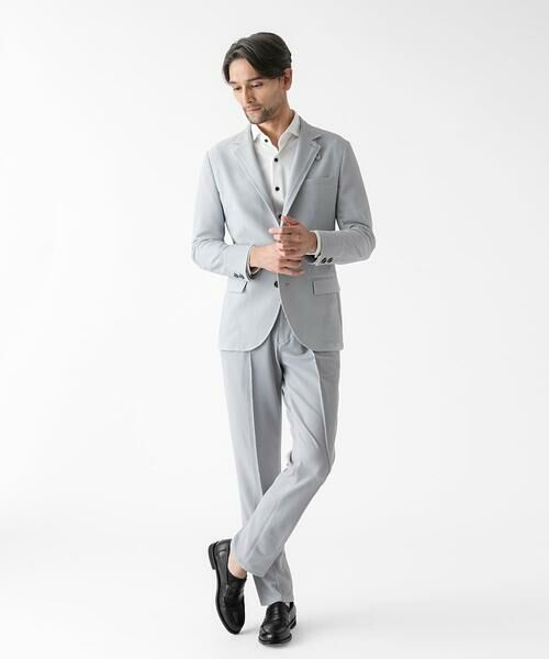 MICHEL KLEIN HOMME / ミッシェルクランオム チノ・ワークパンツ | 【セットアップ】ストレッチスラックスパンツ | 詳細11