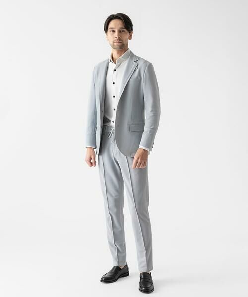 MICHEL KLEIN HOMME / ミッシェルクランオム チノ・ワークパンツ | 【セットアップ】ストレッチスラックスパンツ | 詳細12