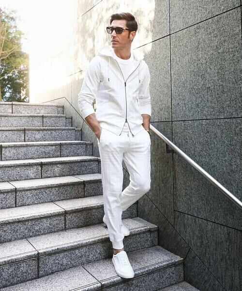 MICHEL KLEIN HOMME / ミッシェルクランオム チノ・ワークパンツ | 【セットアップ】ジャカードリラックスパンツ | 詳細10