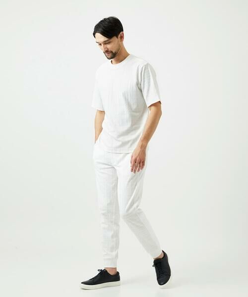 MICHEL KLEIN HOMME / ミッシェルクランオム チノ・ワークパンツ | 【セットアップ】ジャカードリラックスパンツ | 詳細2