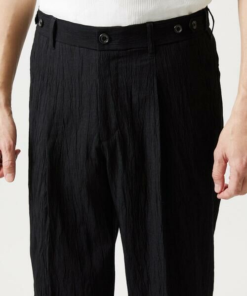 MICHEL KLEIN HOMME / ミッシェルクランオム チノ・ワークパンツ | 楊柳ワイドスラックスパンツ | 詳細6