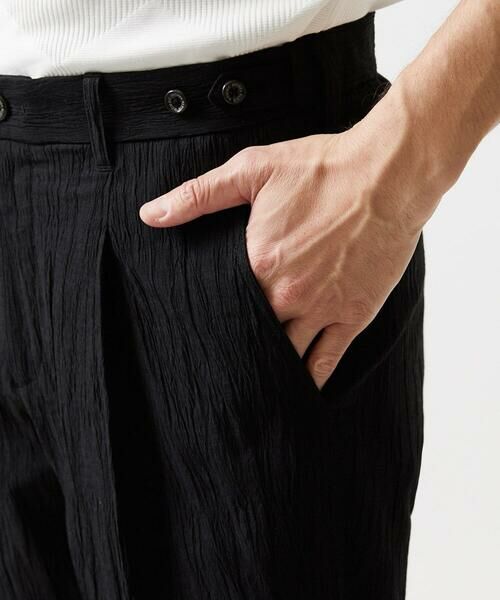 MICHEL KLEIN HOMME / ミッシェルクランオム チノ・ワークパンツ | 楊柳ワイドスラックスパンツ | 詳細7
