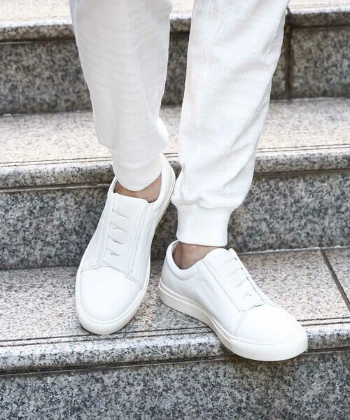 MICHEL KLEIN HOMME / ミッシェルクランオム スニーカー | スリッポン　レザースニーカー | 詳細3