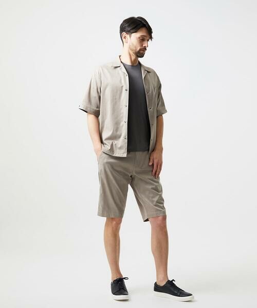 MICHEL KLEIN HOMME / ミッシェルクランオム シャツ・ブラウス | 【セットアップ】スエード半袖シャツ | 詳細3