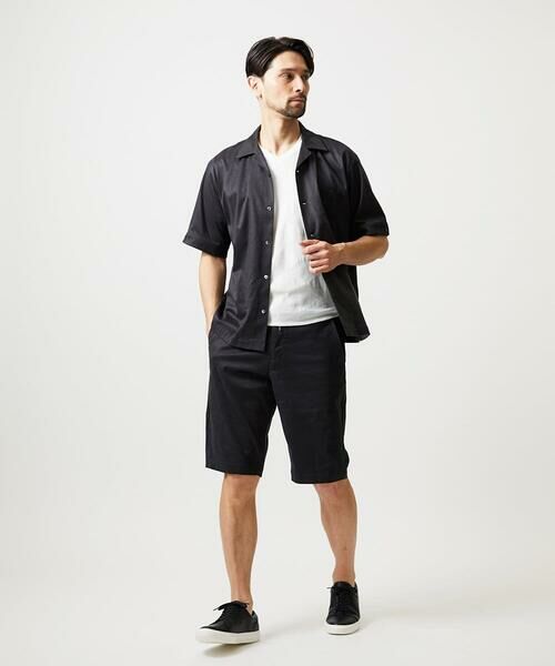 MICHEL KLEIN HOMME / ミッシェルクランオム シャツ・ブラウス | 【セットアップ】スエード半袖シャツ | 詳細5