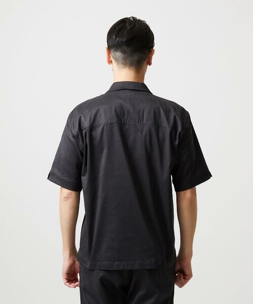 MICHEL KLEIN HOMME / ミッシェルクランオム シャツ・ブラウス | 【セットアップ】スエード半袖シャツ | 詳細7