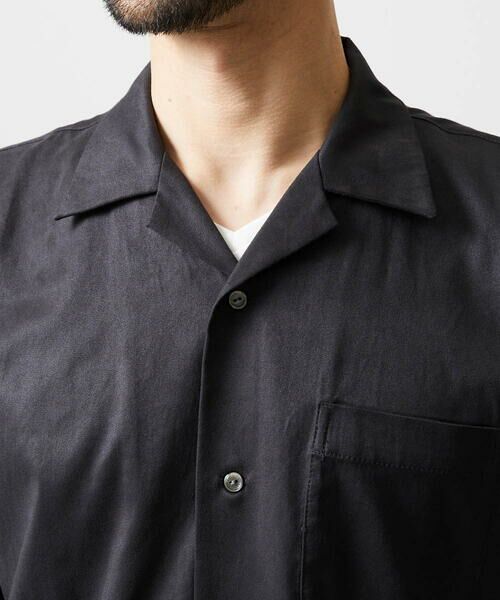 MICHEL KLEIN HOMME / ミッシェルクランオム シャツ・ブラウス | 【セットアップ】スエード半袖シャツ | 詳細8