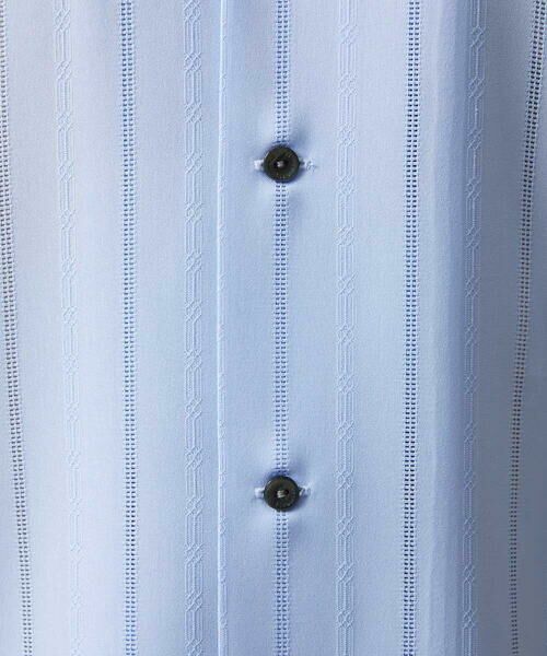 MICHEL KLEIN HOMME / ミッシェルクランオム シャツ・ブラウス | ストライプリラックス半袖シャツ | 詳細10