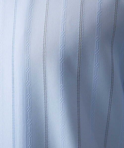 MICHEL KLEIN HOMME / ミッシェルクランオム シャツ・ブラウス | ストライプリラックス半袖シャツ | 詳細11