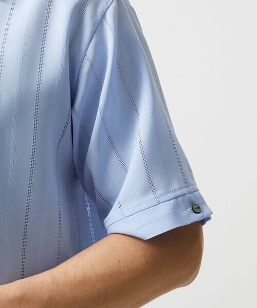 MICHEL KLEIN HOMME / ミッシェルクランオム シャツ・ブラウス | ストライプリラックス半袖シャツ | 詳細7