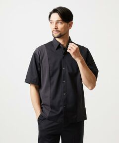 MICHEL KLEIN HOMME / ミッシェルクランオム シャツ・ブラウス | 【セットアップ】異素材コンビ半袖シャツ