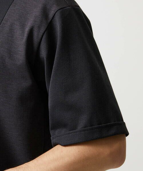 MICHEL KLEIN HOMME / ミッシェルクランオム シャツ・ブラウス | 【セットアップ】異素材コンビ半袖シャツ | 詳細10