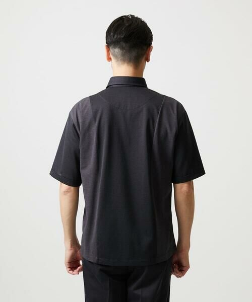 MICHEL KLEIN HOMME / ミッシェルクランオム シャツ・ブラウス | 【セットアップ】異素材コンビ半袖シャツ | 詳細8