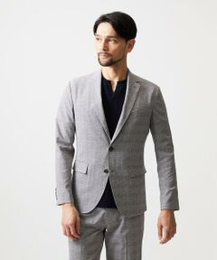 MICHEL KLEIN HOMME / ミッシェルクランオム テーラードジャケット | 【セットアップ】グレンチェック柄テーラードジャケット