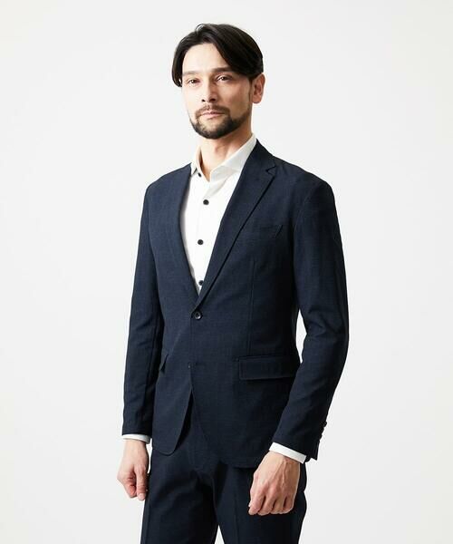 MICHEL KLEIN HOMME / ミッシェルクランオム テーラードジャケット | 【セットアップ】グレンチェック柄テーラードジャケット | 詳細1