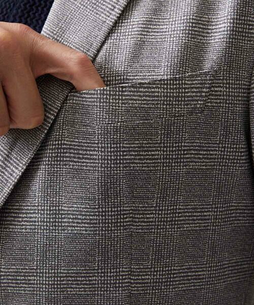MICHEL KLEIN HOMME / ミッシェルクランオム テーラードジャケット | 【セットアップ】グレンチェック柄テーラードジャケット | 詳細11