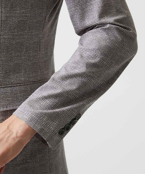 MICHEL KLEIN HOMME / ミッシェルクランオム テーラードジャケット | 【セットアップ】グレンチェック柄テーラードジャケット | 詳細12