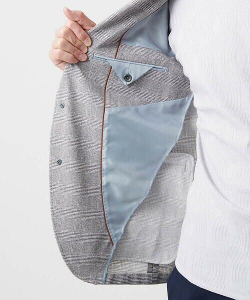 MICHEL KLEIN HOMME / ミッシェルクランオム テーラードジャケット | 【セットアップ】グレンチェック柄テーラードジャケット | 詳細17