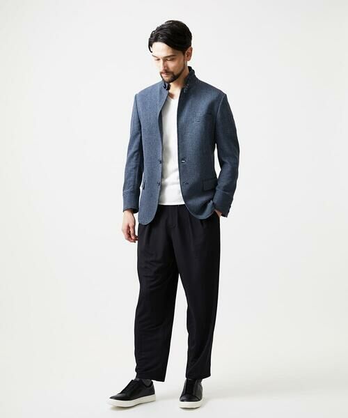 MICHEL KLEIN HOMME / ミッシェルクランオム テーラードジャケット | スラブメッシュコンバーチブルジャケット | 詳細3