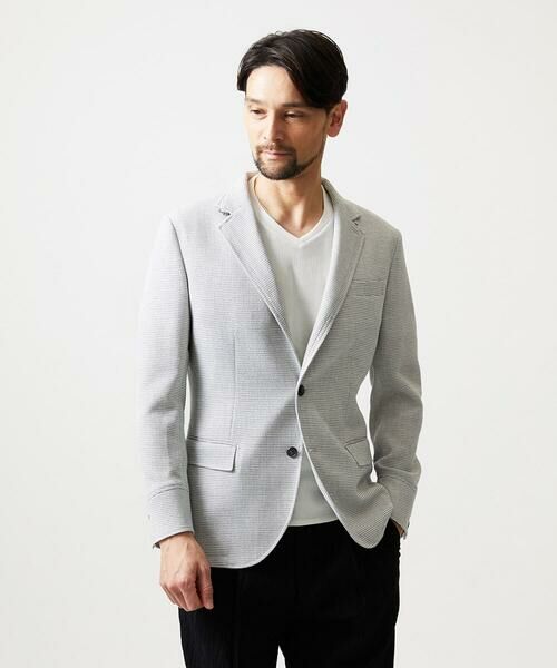 MICHEL KLEIN HOMME / ミッシェルクランオム テーラードジャケット | スラブメッシュコンバーチブルジャケット | 詳細10