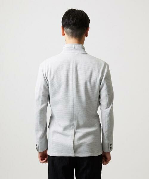 MICHEL KLEIN HOMME / ミッシェルクランオム テーラードジャケット | スラブメッシュコンバーチブルジャケット | 詳細12