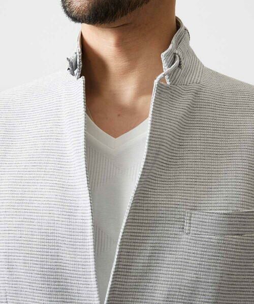 MICHEL KLEIN HOMME / ミッシェルクランオム テーラードジャケット | スラブメッシュコンバーチブルジャケット | 詳細13